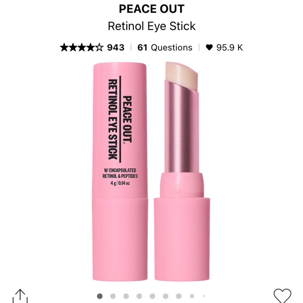 Peace Out Retinol Eye Stick